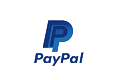 PayPal Zahlungslogo in Blau auf transparentem Hintergrund